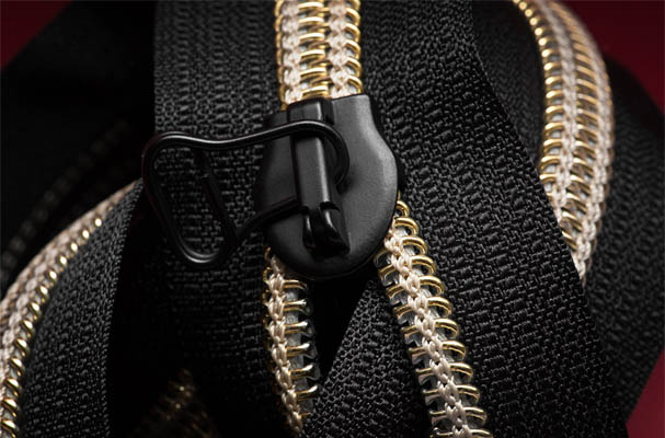 Zip and equipment on table. Zip and leather repairing equipment on the table.